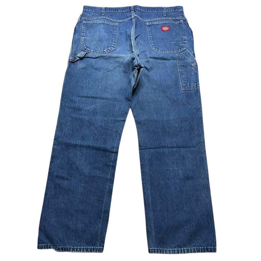 Dickies Carpenter Jeans‎ Mens 40x30 Blue Vintage 80s Workwear Distressed Denim